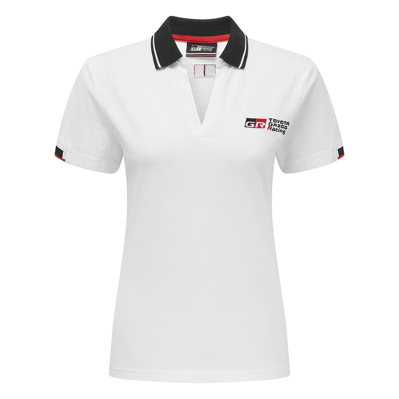 TOYOTA GAZOO Racing Women's Lifestyle White Polo Shirt - MPL